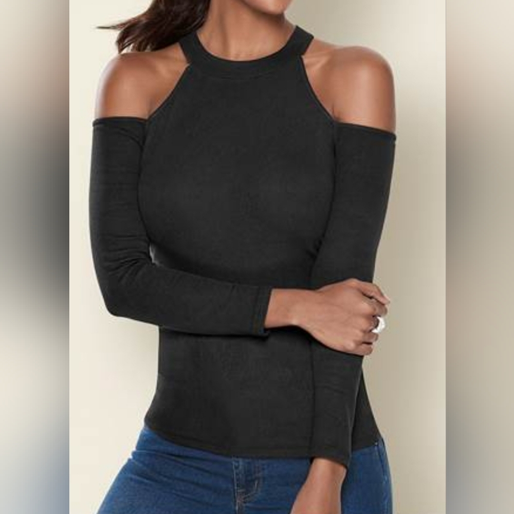 Womans Cold Shoulder Top